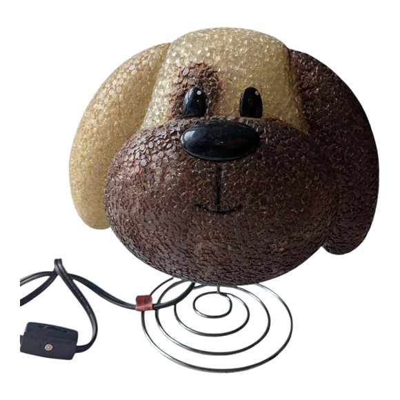 Adorable Dog-Shaped Pet Lamp - Brown and Cream - Picture 1 of 10